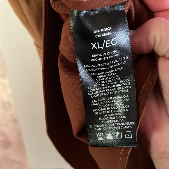 Brand new w/ tags . Brown suede like material. Very soft snap front. - Picture 6 of 6